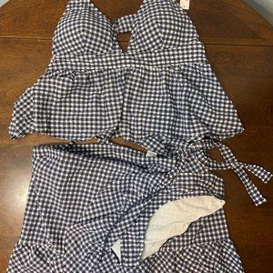 J-Crew 3 PC swim suit set
